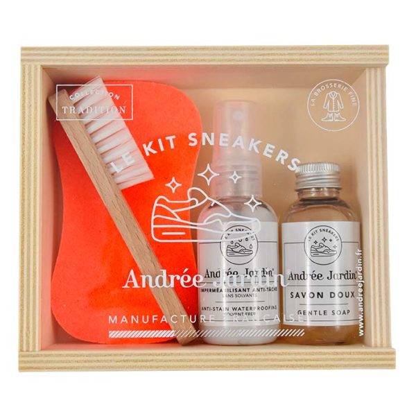 Kit Sneakers coffret brosse Andrée Jardin Made in France