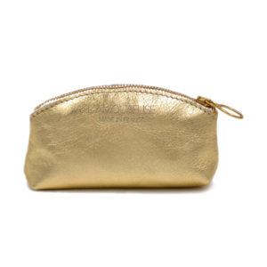 Porte monnaie femme Purse en cuir doré L'Amoureuse Made in France